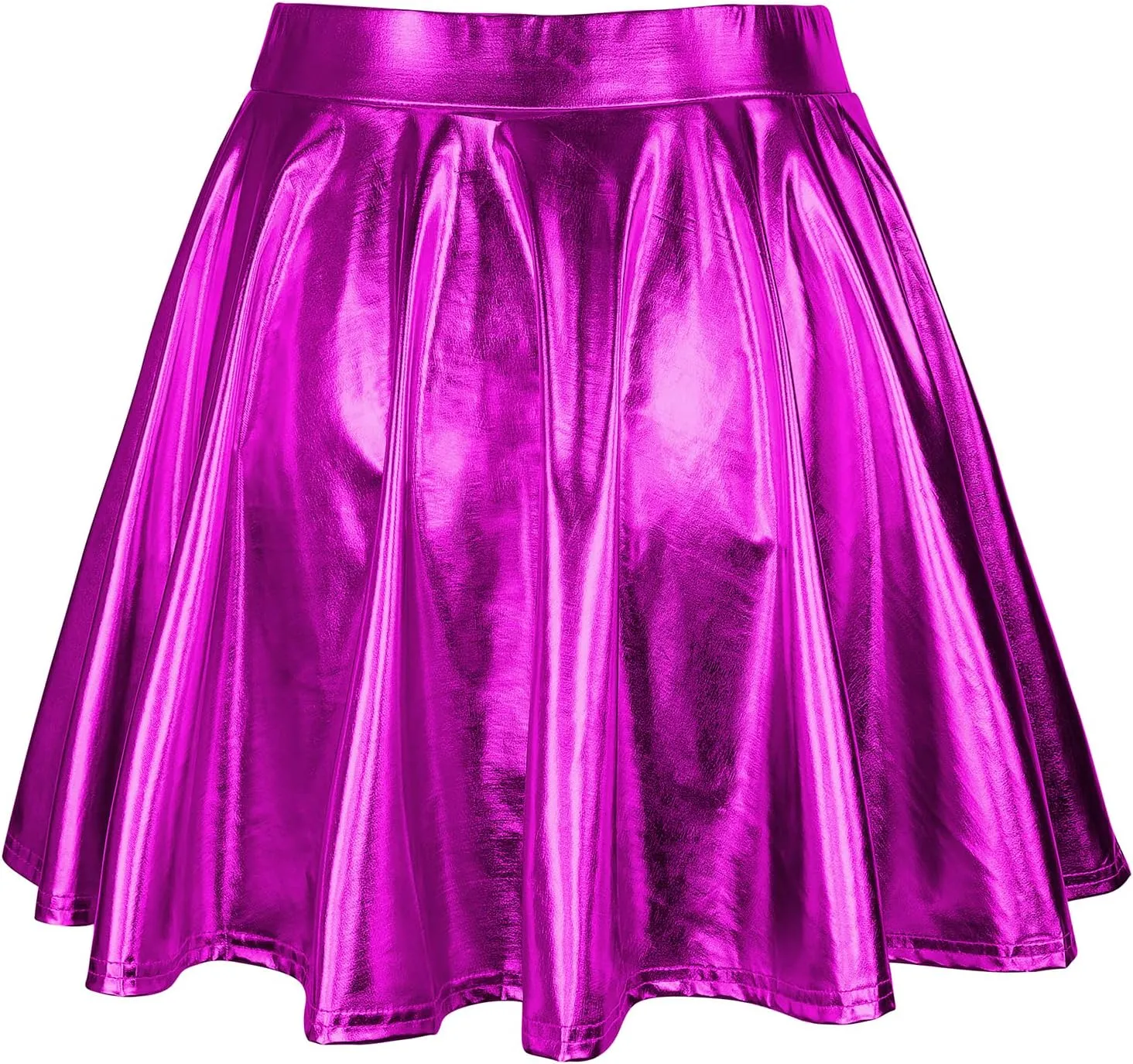 American Trends Womens Mini Skirt Pleated Flared Skater Skirt Metallic Skirt Athletic Tennis Skirt