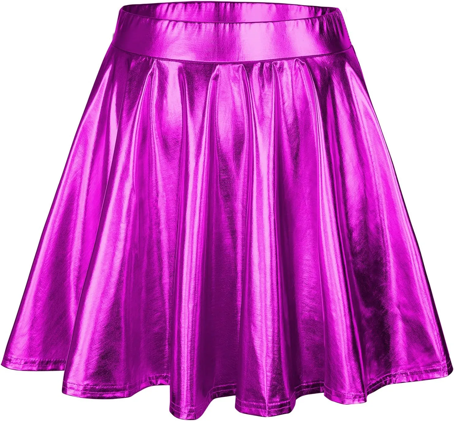American Trends Womens Mini Skirt Pleated Flared Skater Skirt Metallic Skirt Athletic Tennis Skirt