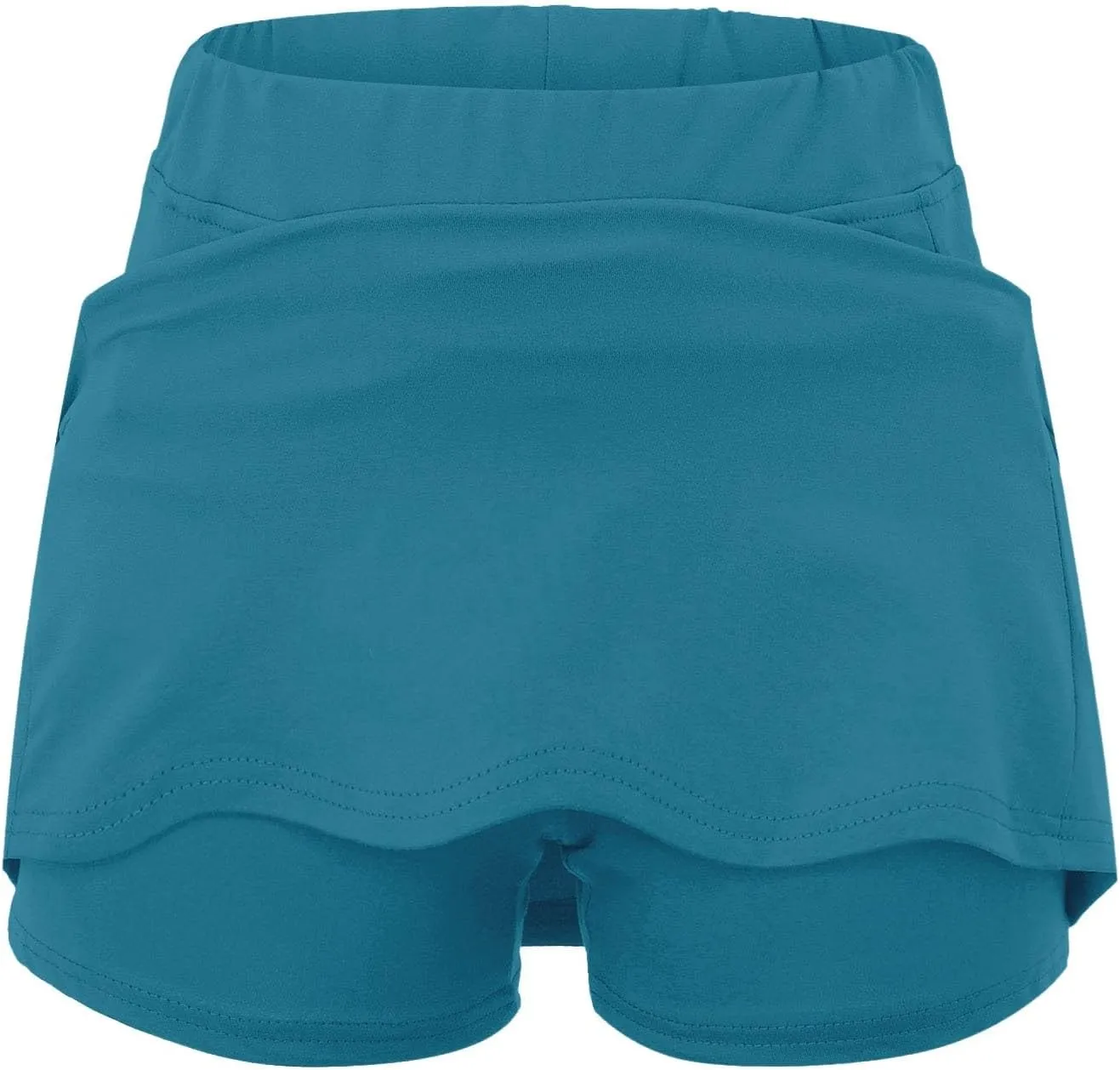 Athletic Skorts for Woman, Skorts for Curvy Women Dressy Skirts Tummy Control High Waisted Skirts with Shorts Underneath