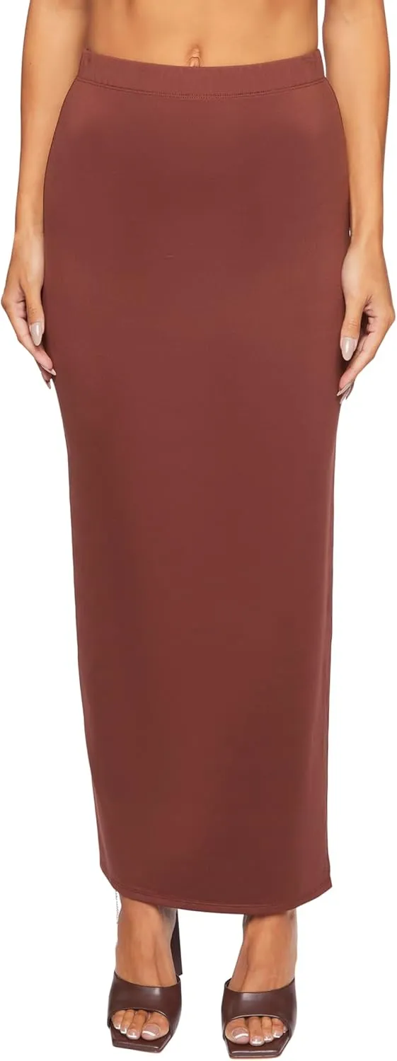 Forever 21 Women's Leg-Slit Maxi Skirt