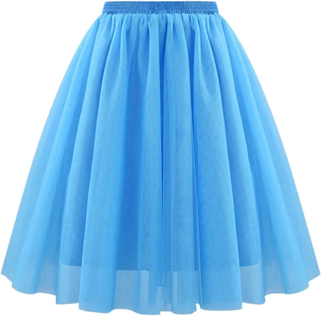Linen Flared Maxi Skirt with Side Slit - Elastic Waist Drawstring Long Flowy Ankle-Length Skirt Casual Boho Skirts