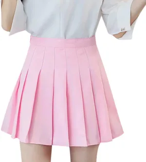 Pleated Skirts for Women Mini High Waist Skater Tennis Skirt A-Line Skirt Athletic Uniform Skorts Sport Skirts