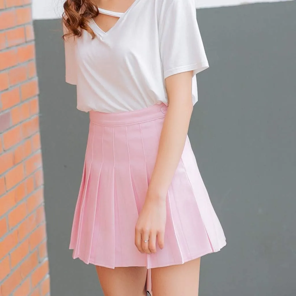 Pleated Skirts for Women Mini High Waist Skater Tennis Skirt A-Line Skirt Athletic Uniform Skorts Sport Skirts