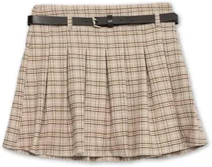 Speechless Girls' Pleated Plaid Skort