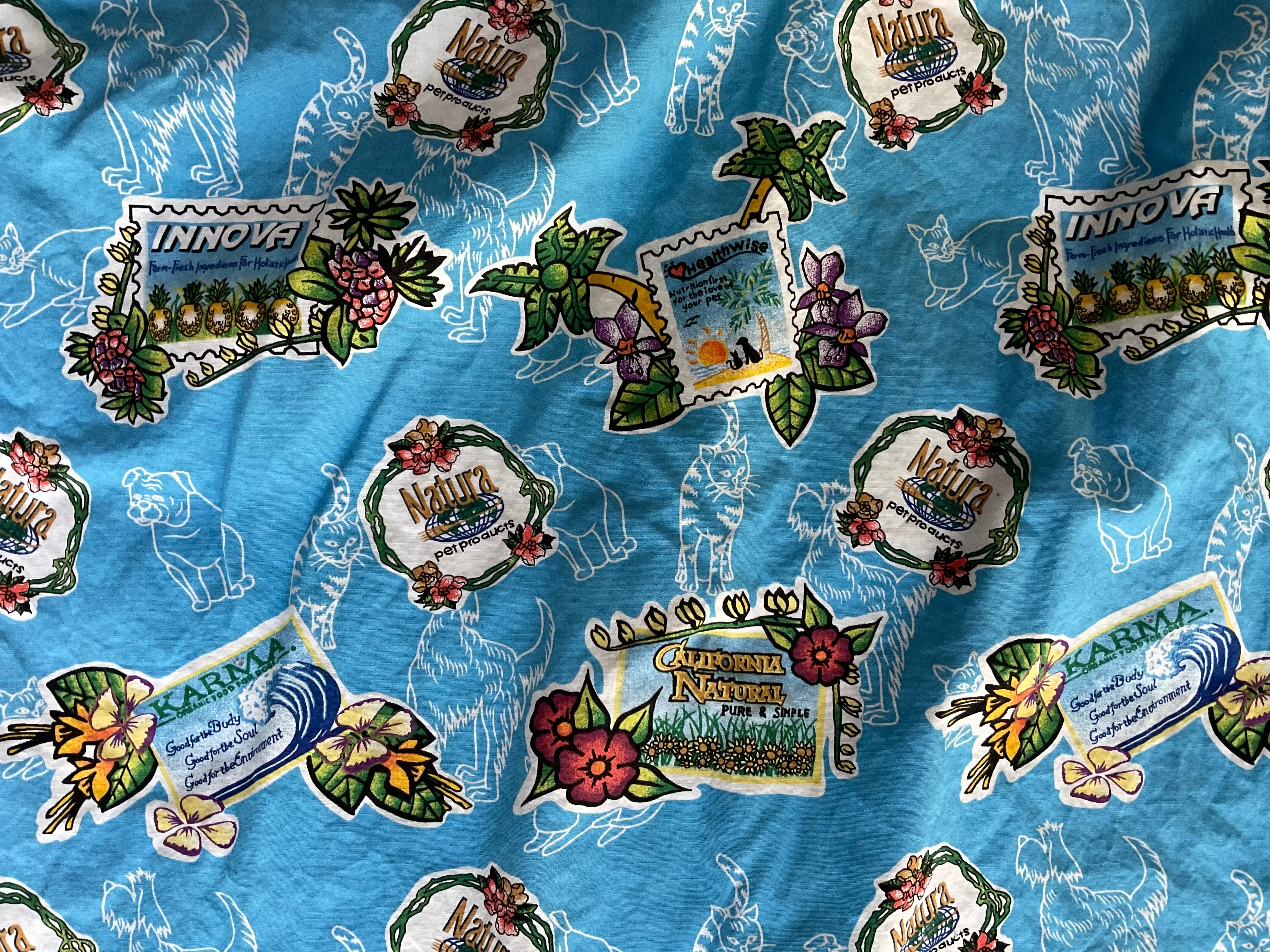 Vintage Hawaiian short-sleeve shirt by Hilo Hattie, made in USA, XL