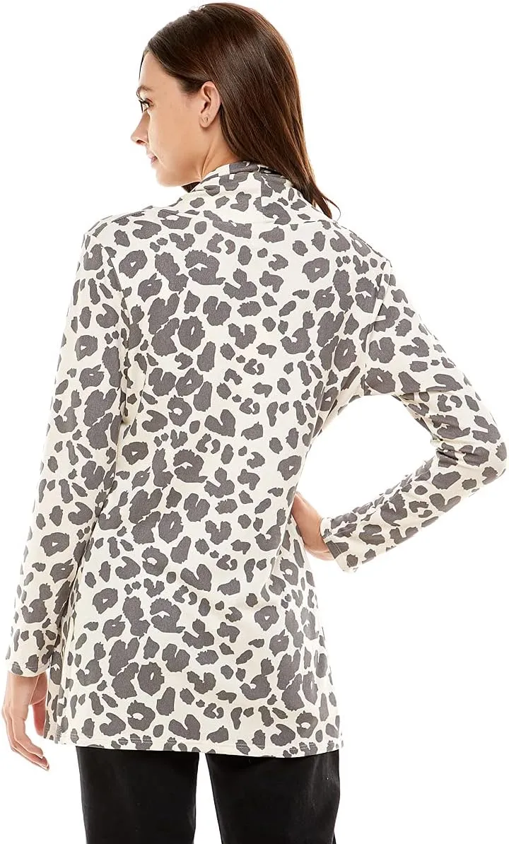 Women's Casual Lightweight Open Front Cardigans with Pockets and Formal Thin Kimono Duster Sweater Cardigan