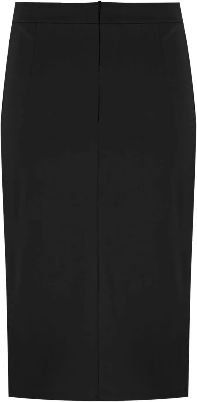 Women's Pencil Skirts Dressy Casual Skirts High Waist Office Skirts Tummy Control Bodycon Skirts Wedding Guest Skirt